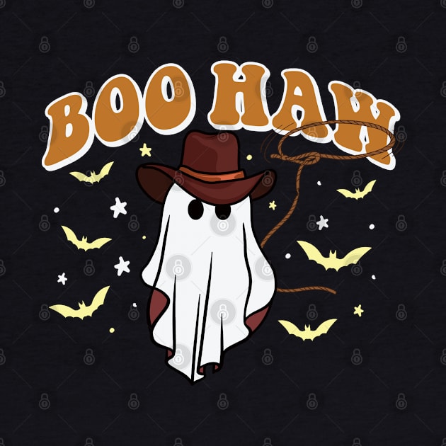 Boo Haw - Halloween Cowboy by qpdesignco
